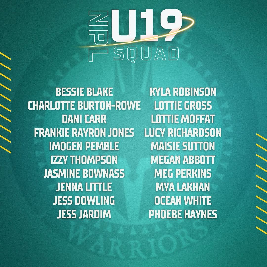 Next up is our U19s long squad… what an exciting bunch! 

Saturdays selection &amp; leadership team announcements coming soon 🙌👏