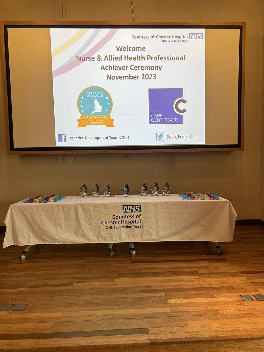 pdn_team_coch's tweet photo. Lovely afternoon celebrating our nurse and allied health professional achievers ceremony #TeamCountess #PreceptorshipMatters @TheCountessNHS @COCHtherapies @salkelsey https://t.co/Wr1QhawjTo