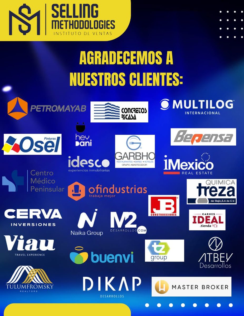sellingmethodo's tweet image. Nos pone muy contentos  ver que cada vez más Empresas creen en la capacitación.

🔹 Gracias por confiar en Selling Methodologies 

#sellingmethodologies #Formacionenventas #cursodeventas #metodologiadeventas #ElDiagramadelVendedor #ElRelojdeArena #SoyVendedor