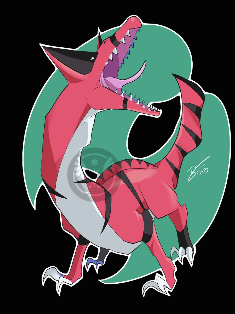 The_Antarticuno's tweet image. It’s Krookodile x Irritator 💰!

#pokemon #PokemonScarletViolet #krookodile #dinosaur #irritator #paleoart #illustration #artmoots #whosthatpokemon