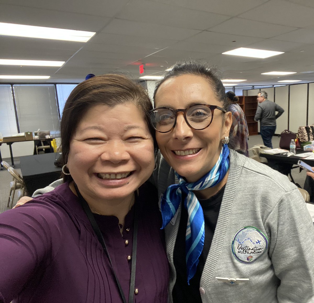 JennyVo15's tweet photo. Thanks @IsabelitaBec from @Region10ESC for another wonderful say of #DestinationESL for our greater Houston area @ILTexasSchools RLA teachers! Canβt wait to get to get our wings on January 23rd! https://t.co/YMjQ9a8BiG