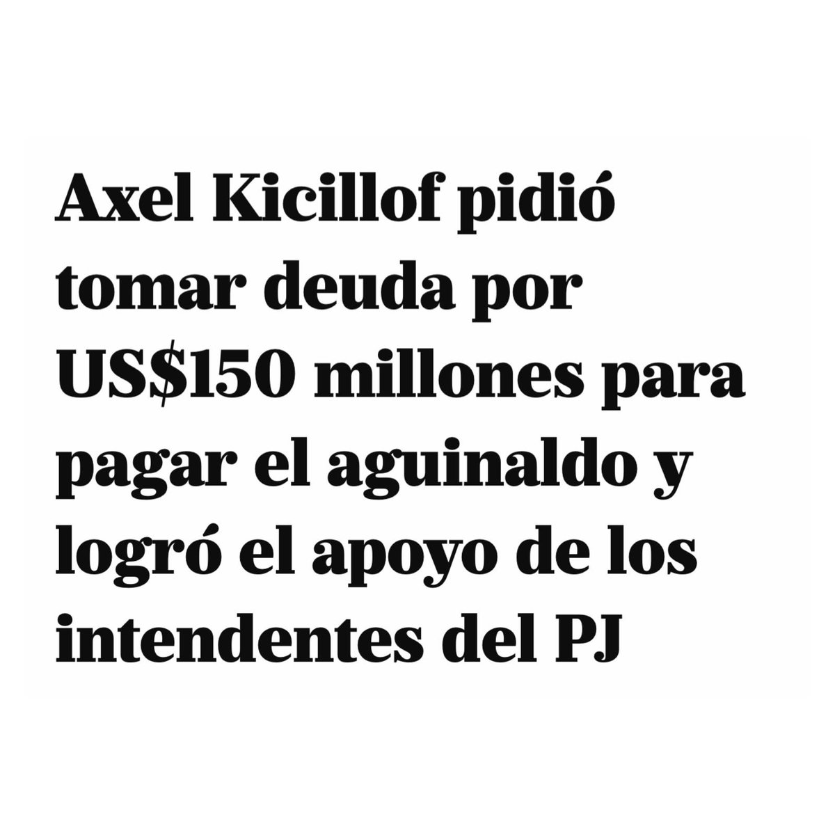 ¿Sabés cuánta deuda tiene la Provincia?

👉🏻 USD 11.179 MILLONES.
👉🏻 USD 266.000.000 más que la deuda que dejamos en diciembre de 2019.

Entonces, ¿Cómo se explica que Kicillof hoy no tenga fondos para los aguinaldos, a pesar de haber tomado tantos millones?

Te explico...🧵