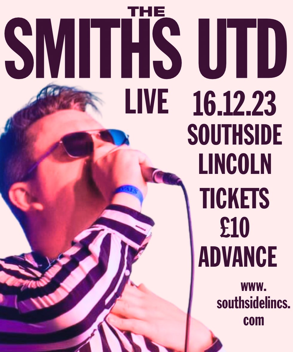 🌸 Tickets are selling fast for our final show of the year at Southside Lincoln it is expected to sell out following our sold out home show at the start of the year. Don’t  delay! 🌸
linktr.ee/thesmithsutd #thischarmingsound #thesmiths #morrissey #southsidelincoln