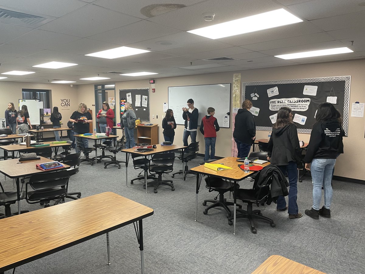PaulJLarkin's tweet photo. Today we had the pleasure of hosting a Region 1 KTOY team. We toured Newcomers, Title and Math classrooms. Ag students made apples using the plasma cutter and powder coating equipment as a gift to the teachers. @PlunkettLiz @SyracusePrin @KsCommissioner @ksdehq @deweesetch https://t.co/83l28aFbVN