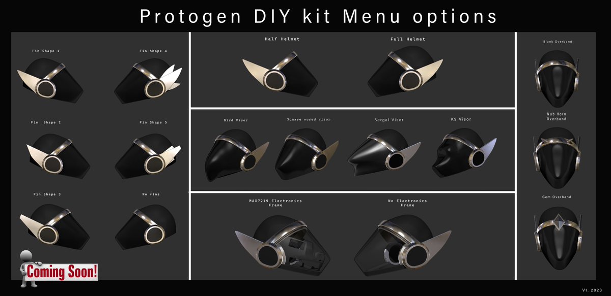 FurBitten Studios on X: #protogen helmet commission nearly