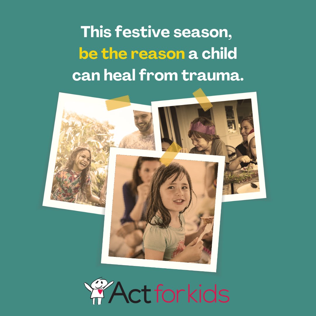 Sadly, not all Aussie kids will be making happy memories this festive season.

In 2021/22, more than 45,000 children throughout Australia were confirmed to experience abuse and neglect.

Will you be the reason a child can heal from trauma? Donate now at actforkids.com.au/christmas/