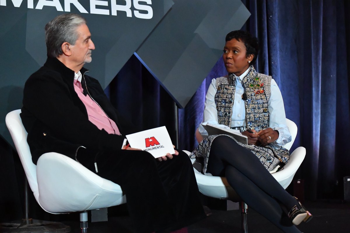“Great leaders are courageous. They have courage just like great athletes have courage on the field… and it is not something that is easy to have. When the moment gets really hard, you can see who has courage.” Thank you to Mellody Hobson for an inspiring conversation at #SBJDM