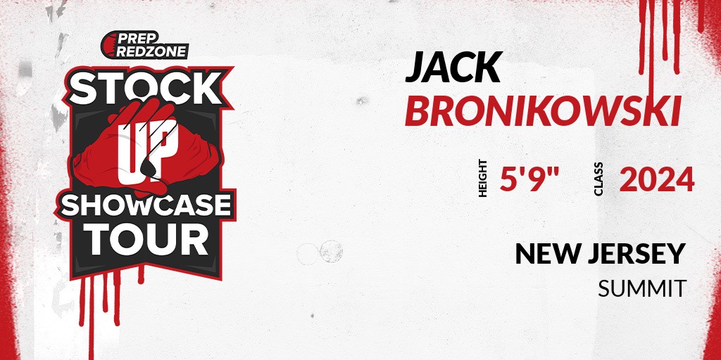 Welcome Class of 2024 Jack Bronikowski (@jbronikowski1) of Summit to the @PrepRedzoneNY @PrepRedzoneNJ Showcase on Dec 2nd @ Iron Peak Sports & Events. 

🔥🏈 #PRZStockUpNYNJ 🏈🔥

Learn more 👇  prepredzone.com/events/