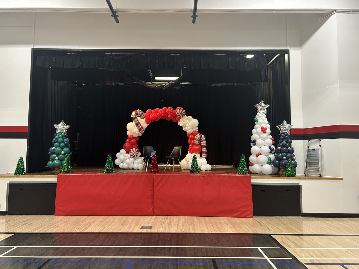 The <a href="/EdmCathSchools/">ECSD</a> French Immersion Kitchen Party is ready to rock! Can’t wait for families to arrive and enjoy a bit of French Canadian music and dance!