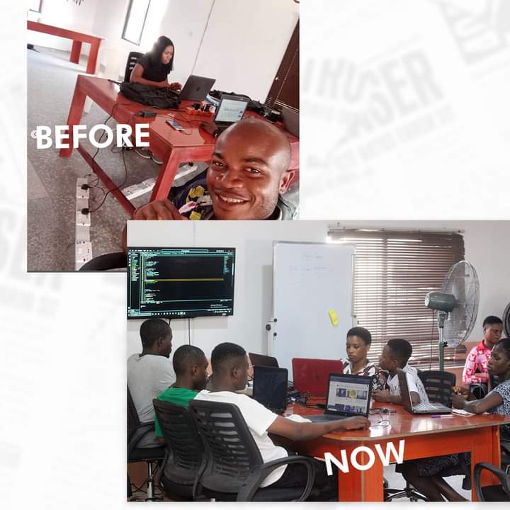 FutureLabsNG's tweet image. Throwback to when we started FutureLabs🥳🥳🥳

Looking back at how far we&apos;ve come, every click of the mouse has been a step toward the future.

#tbt
#FutureLabs