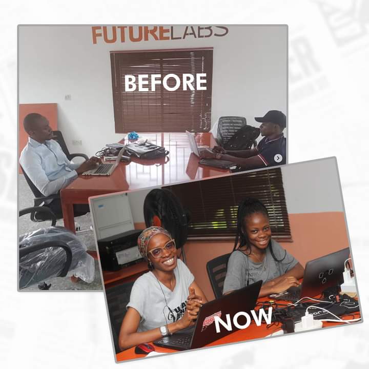 FutureLabsNG's tweet image. Throwback to when we started FutureLabs🥳🥳🥳

Looking back at how far we&apos;ve come, every click of the mouse has been a step toward the future.

#tbt
#FutureLabs