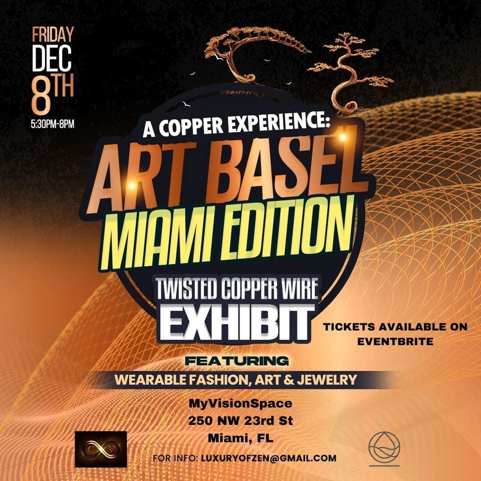 FundingGym's tweet image. I’m in #Miami and #WestPalmBeach #WPB area until 11th to attend various social events. 

Hit me up if you’ve got something interesting going on.

#ArtBasel #NFT #nftart #Art