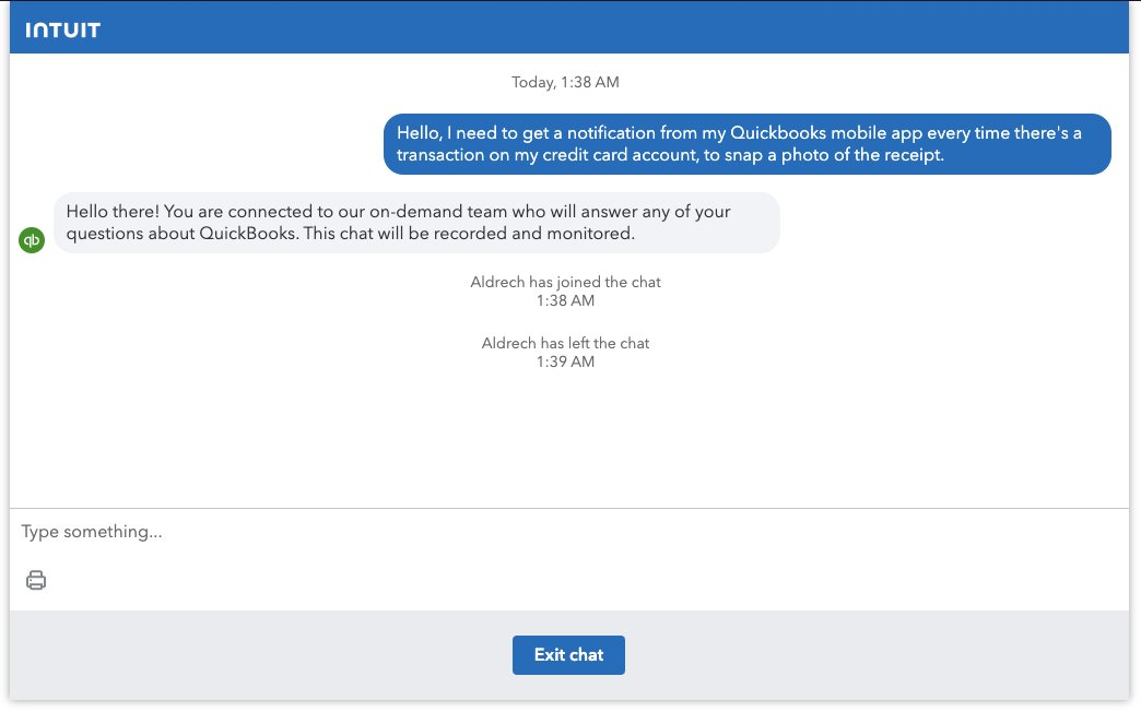 Hey <a href="/QBCares/">QuickBooksCares</a>, how do I get support? The chatbot's useless, I clicked "talk to a human" and got nothing, found another way in, and got this.