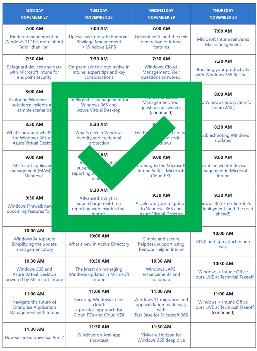 TheRealCre8trix's tweet image. Microsoft Technical Takeoff, it&apos;s been a pleasure! Let&apos;s do it again next year! aka.ms/TechnicalTakeo…

Pssst...ICYMI, all sessions are now on demand and Q&amp;amp;A is open through tomorrow!

#TechTakeoff #Windows #MSIntune