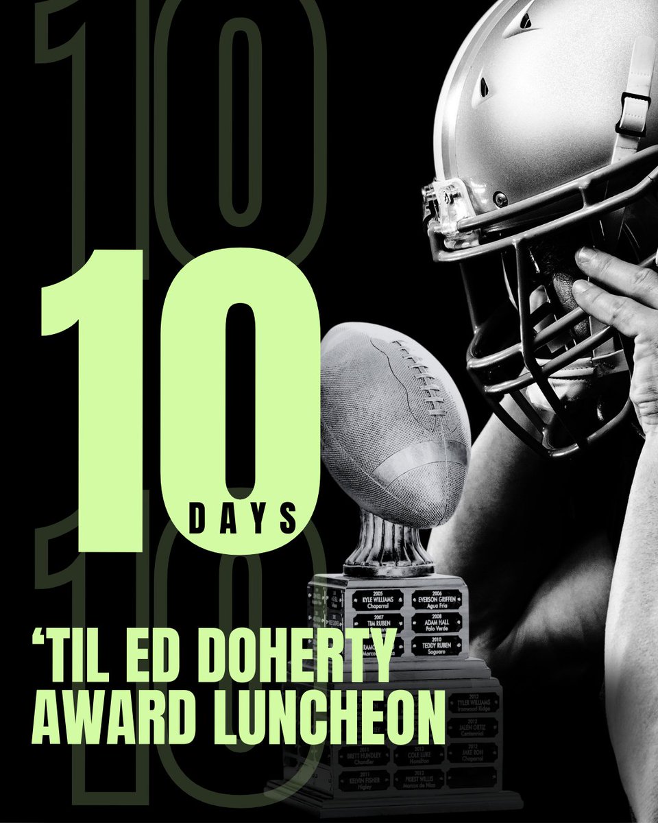 We're just 10 days away from the prestigious Ed Doherty Award Luncheon, where we gather to celebrate and honor the player whose performance truly embodies the pursuit of excellence with integrity. The luncheon is all sold out but you can follow along here!!