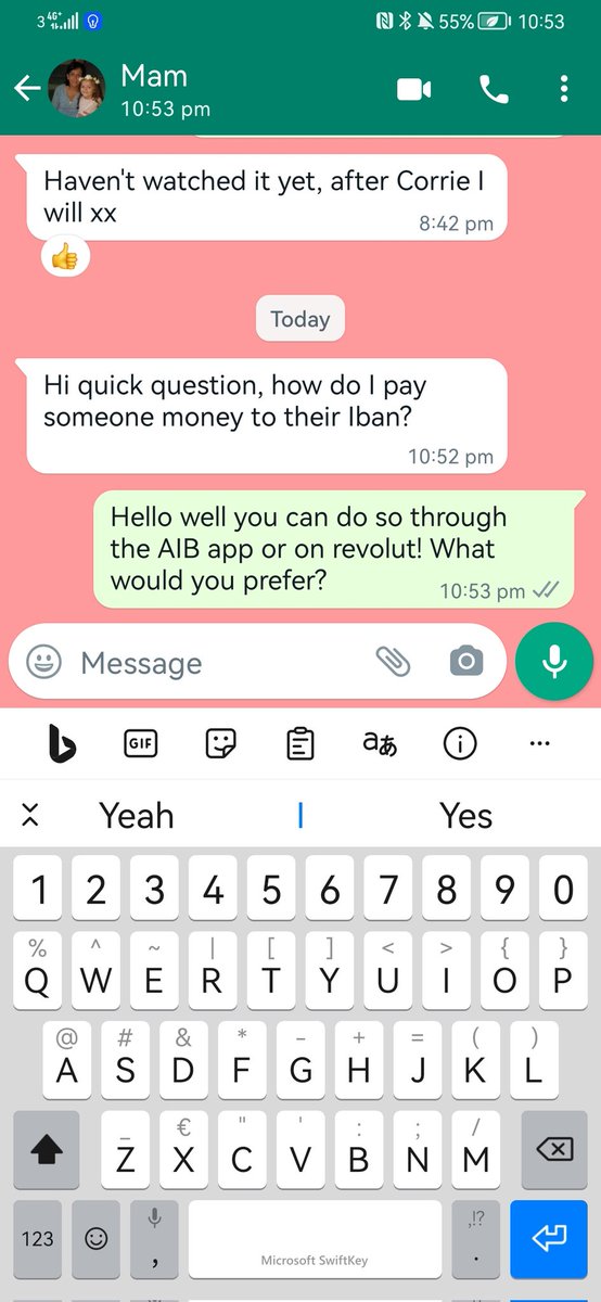 Another day, another convo with my mam that could be mistaken as IT support
