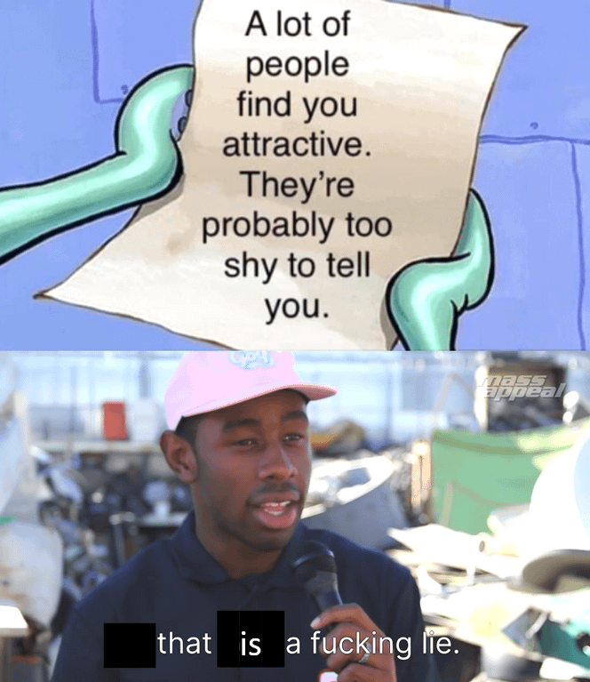memescentrai's tweet photo. artificial flattery https://t.co/5PtdUE5Xu0