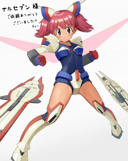 skebにて、ケロロ軍曹の日向夏美を描かせていただきました。こんな格好をしている時もあるんですね、メカ娘っぽくていいですね!再度ご依頼いただきありがとうございました!#ケロロ軍曹 