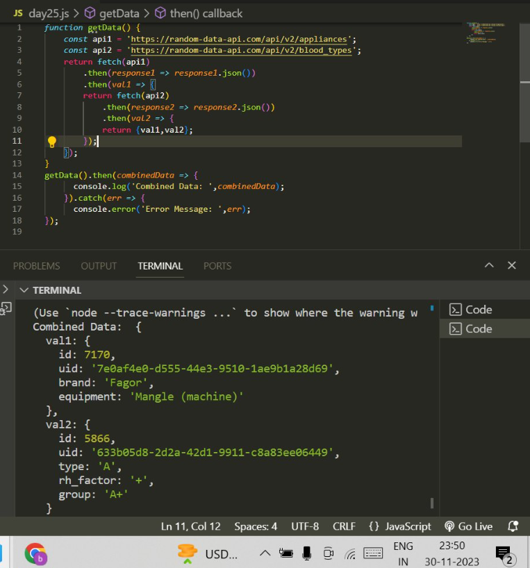 SharmaS16517's tweet photo. Hey There! 
  I am excited to share that I have successfully completed Day 25 of the 30 Days of JavaScript 25 Scaler Topics, hosted on the Scaler Discord platform. Join today - https://t.co/YZQAjpyu6B #30DaysOfJavaScript #ScalerDiscord #ScalerTopics
@scaler_official https://t.co/p9NpwZgRb9