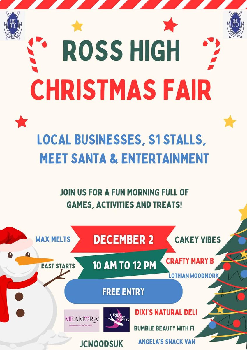 This Saturday, 10-12. Come along and support our S1s with their enterprise stalls, and be sure to come see us too!