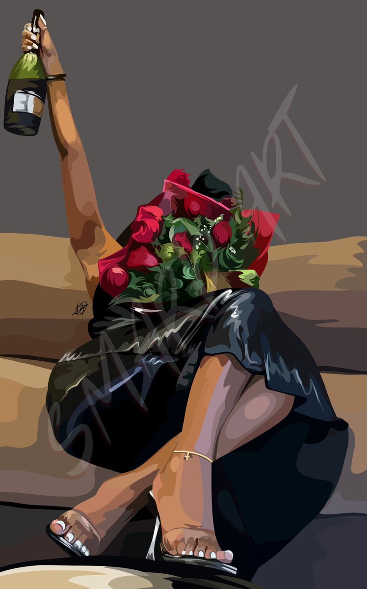 smard_art's tweet image. Roses and a bottle of Champagne pls!