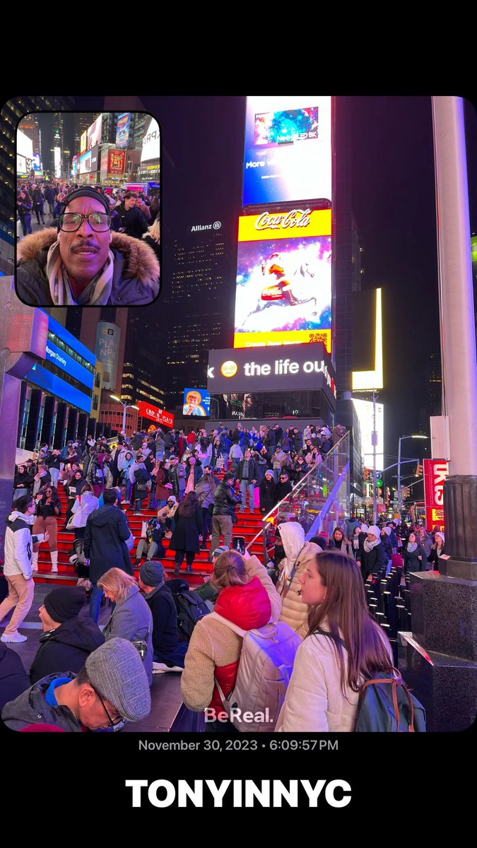 Add me on BeReal. #realestpersononearth bere.al/tonyinnyc