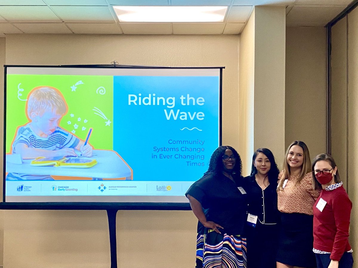 CarieBires's tweet image. What a pleasure to present alongside these fabulous colleagues about our collective efforts to build a stronger early childhood system in Chicago at #BUILD2023!