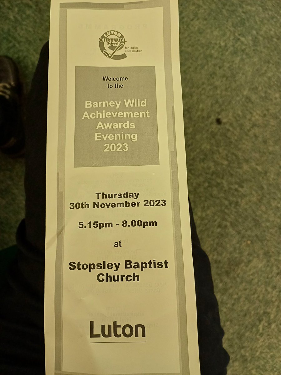 Here to celebrate the magnificent achievements of our C&amp;YP with care experiences 👏🏽👏🏽👏🏽 #LutonCares @SchoolLuton