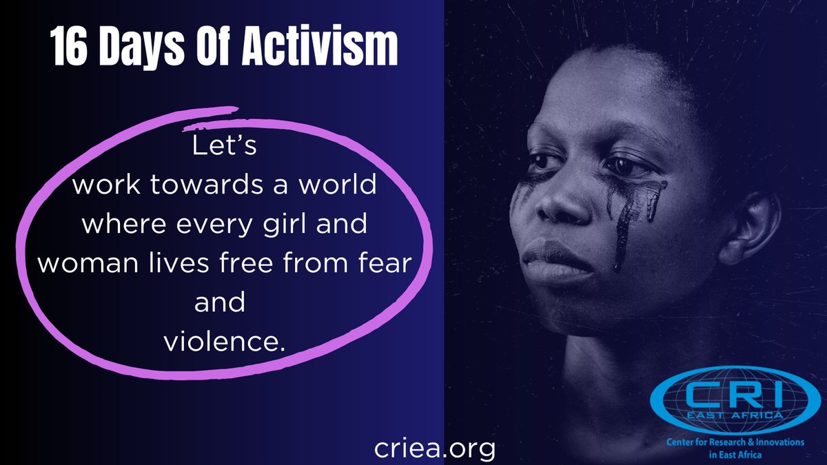 Unified under #CRI, we stand firm in our commitment to advocate for the eradication, prevention, and safeguarding against all manifestations of violence targeting women and girls. #16DaysOfActivism #EndViolenceAgainstWomen