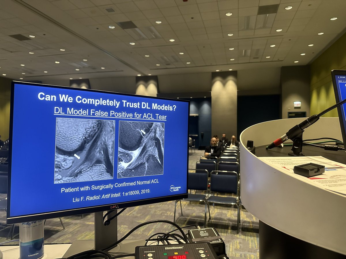 Bye #RSNA23 , finish today’s moderation for #deeplearning in #MRI. Got two excellent speakers @SusieHuangMDPhD talking about rapid MRI using AI and Richard Kijowski speaking about #AI clinical translation. @MGHMartinos @nyulangone #RSNA #ISMRM