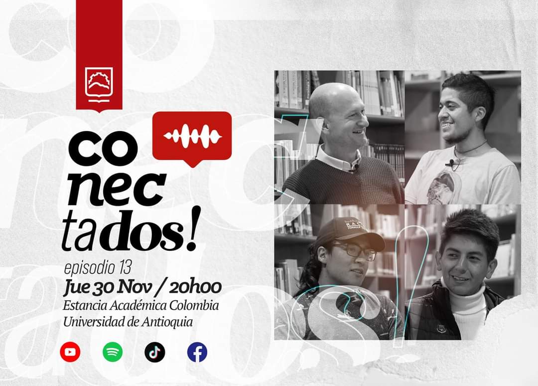 EspochRio's tweet image. ¡Conectados! 📹

Te esperamos este jueves 30 de noviembre a partir de las 20h00. Únete a nosotros en nuestro episodio 13, para conocer sobre la experiecia de 3 estudiantes de Ingeniería Automotriz en una estancia académica en la Universidad de Antioquia, Colombia.
#Conectados