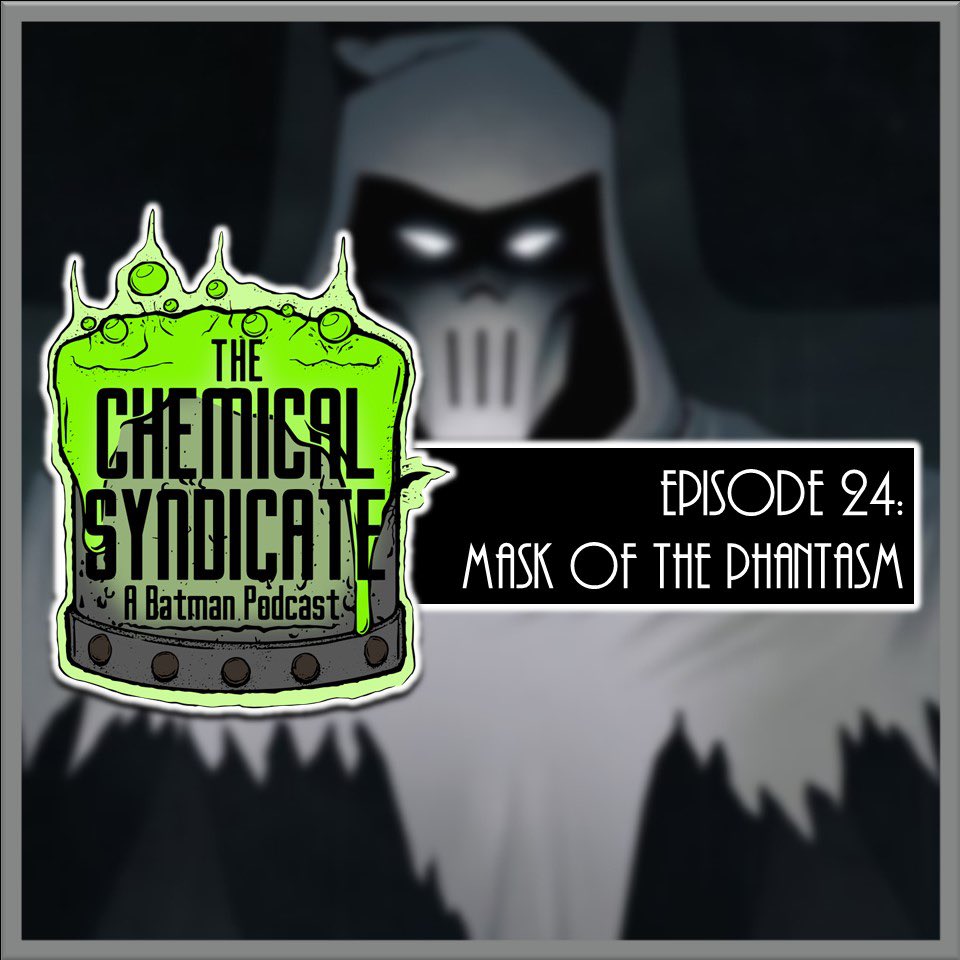ChemSyndicate's tweet photo. Celebrating 30 years since its release, we review and discuss the legacy of the 1993 animated film, Batman: Mask of the Phantasm.  Check it out!

https://t.co/3yy4gTiDJq

#thechemicalsyndicate #batman #batmanpodcast #podcast #newepisode #dccomics #jointhesyndicate https://t.co/GU5OLaCZOQ