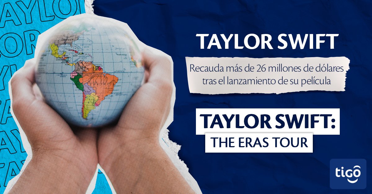 #TigoMusic Y obviamente NO podemos dejar afuera, todo lo que esta increíble cantante ha logrado con su #ErasTour. Arriba la manita los swifties, les invitamos a escuchar toda la discografía de #TaylorSwift, activando un mes de cortesía de Amazon Music: tgo.gt/cgq