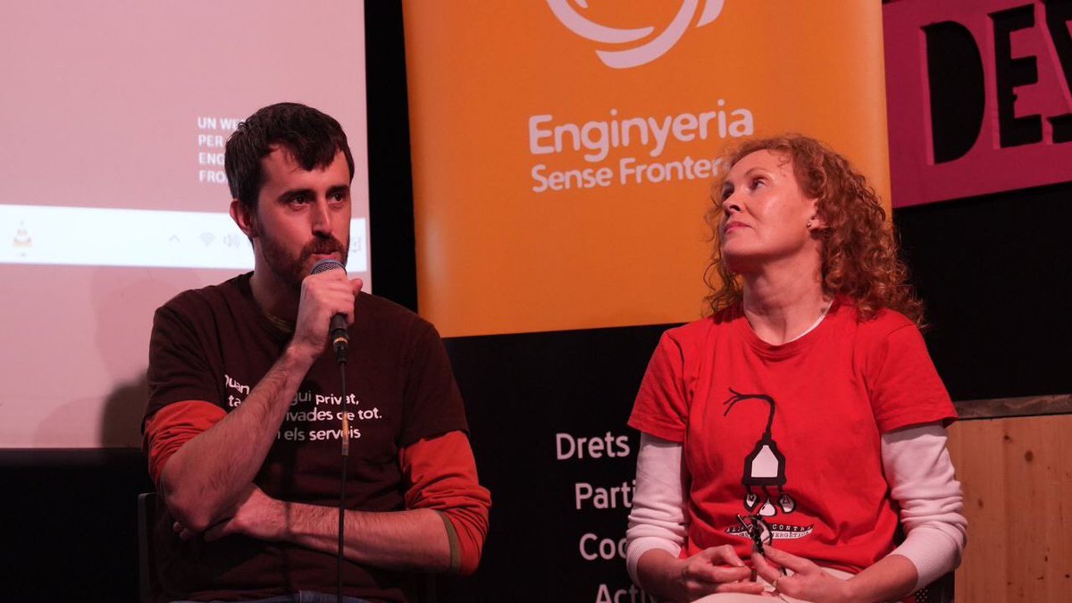 ESFCatalunya's tweet photo. Durant la presentació del webdoc hem conegut les vulneracions d’Enel-Endesa arreu del món i hem compartit experiències i victòries amb les companyes @APE_Cat i @MAB_Brasil ❤️‍🔥 juntes seguim defensant el dret a l’energia! https://t.co/vConSpY5il