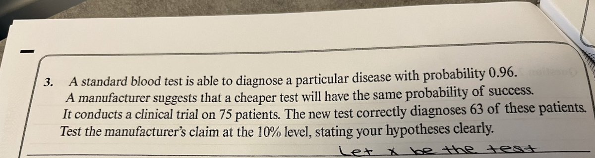 Adamuhib's tweet photo. Is this a two tail test or one ? How can you tell? This was the question a student 13 asked me…. https://t.co/tpSPPsUX7d