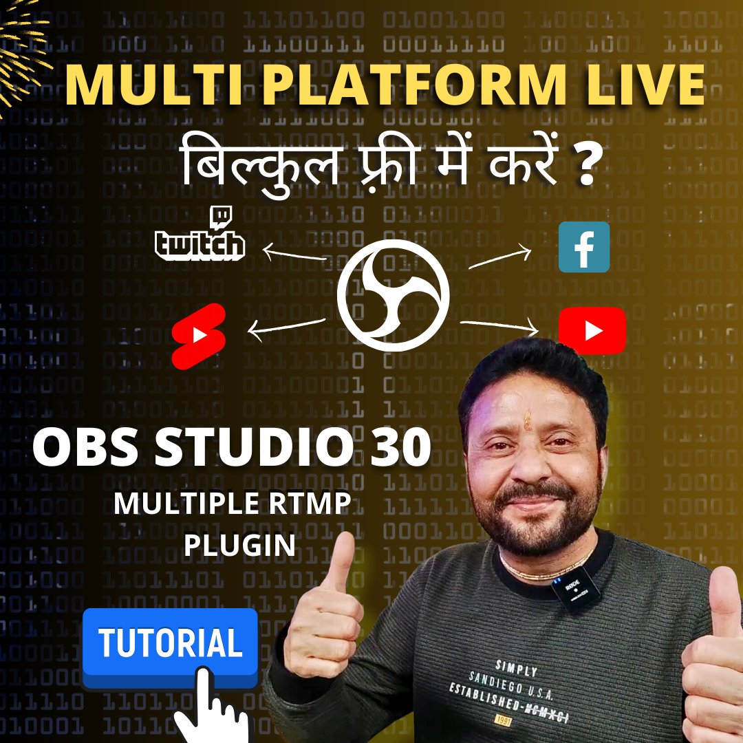 TechnoShyam's tweet image. How To Live Facebook And YouTube Same Time | Multiple RTMP Outputs Plugi... youtu.be/XyX1rypb0tY?si… via @YouTube #multirtmppluginforobs30 #multiplatformstreaming #multistream  #obs30 #obsstudio30 #obstutorial #obs #obsstudio  #livestream #multistreamingfree #technoshyam
