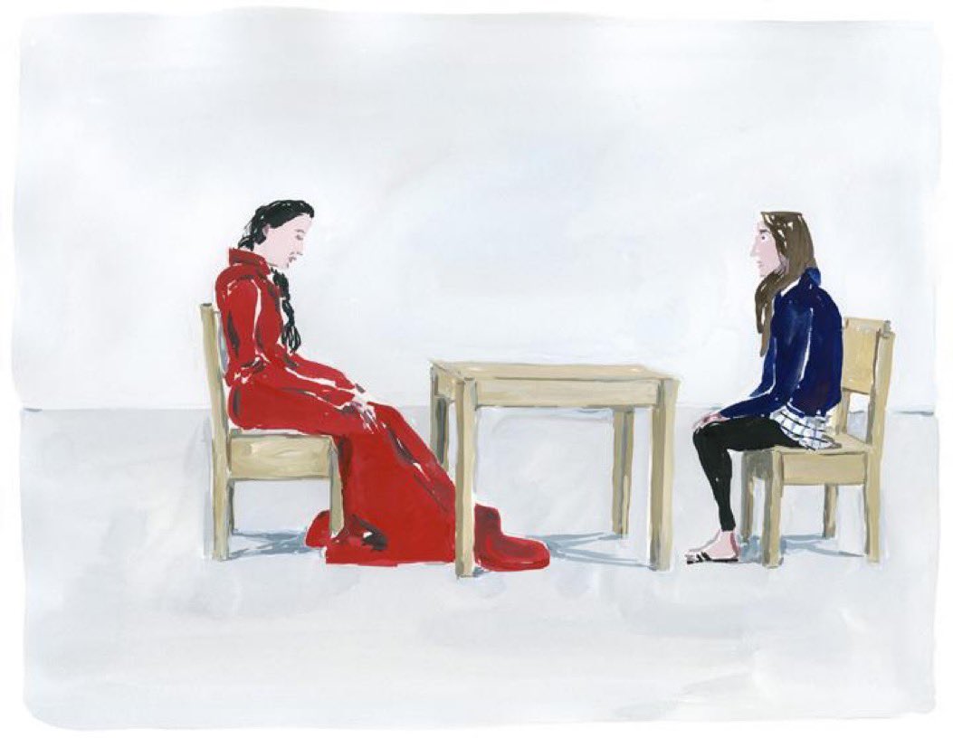 holdengraber's tweet photo. “I think communication begins when words never come to us. I think we've given language a lot of attention, whereas silence is more important.”
  ~ Marina Abramović, 
Born on this day, in 1946

from, “The Artist is Present”

thanks to @MolMoHsen https://t.co/LO1ru5EXmr