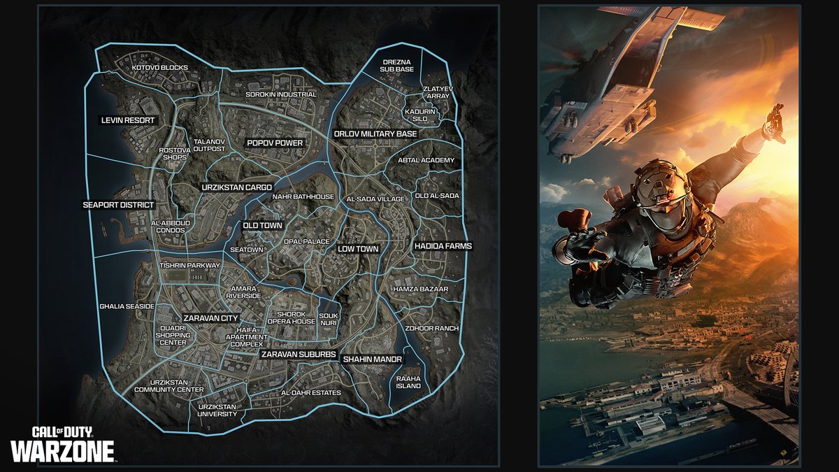 Urzikstan arrives in Warzone December 6th. Where are you dropping first?