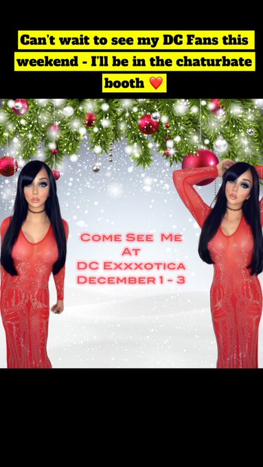Hope to see fans this weekend in the chaturbate booth in DC https://t.co/XM1KUjiLvu