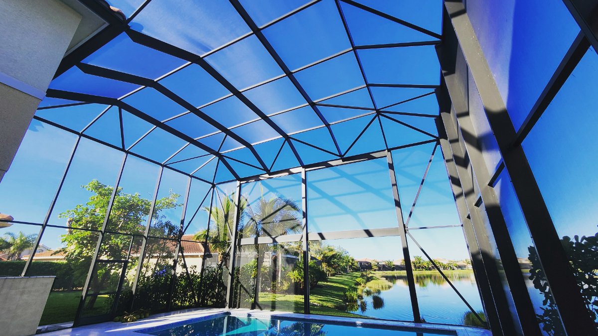 BRescreen's tweet photo. Is your pool cage or lanai in need of a makeover?

We have over 20 years of experience and offer a wide variety of top-quality screens to meet your needs.

Contact us today!

#poolcagescreens #lanaiscreens #poolservice #naples #florida https://t.co/ym8HIu1Hq1
