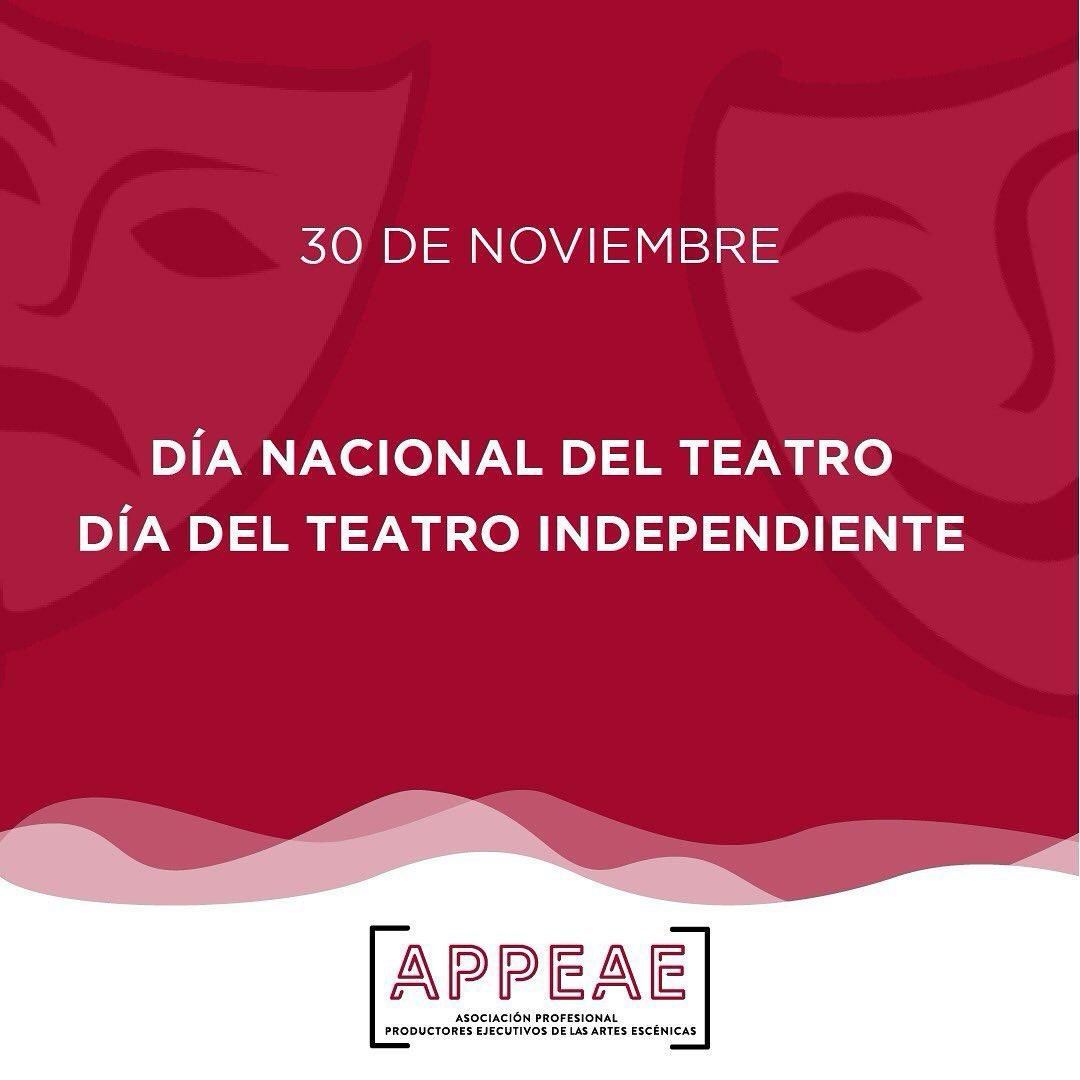 En el Día Nacional del Teatro y del Teatro Independiente en Argentina, nuestros mejores deseos para todxs lxs que trabajamos en teatro y especialmente, para nuestrxs colegas productorxs ejecutivxs.