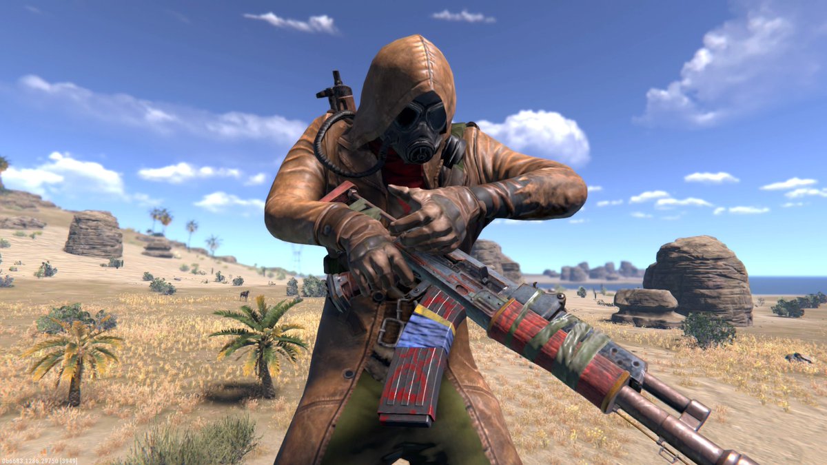 notgr4ve's tweet photo. First Look at the First Hazmat Suit in Rust Console 🔥 #rustconsole #Rust https://t.co/NfQhu5Sgql