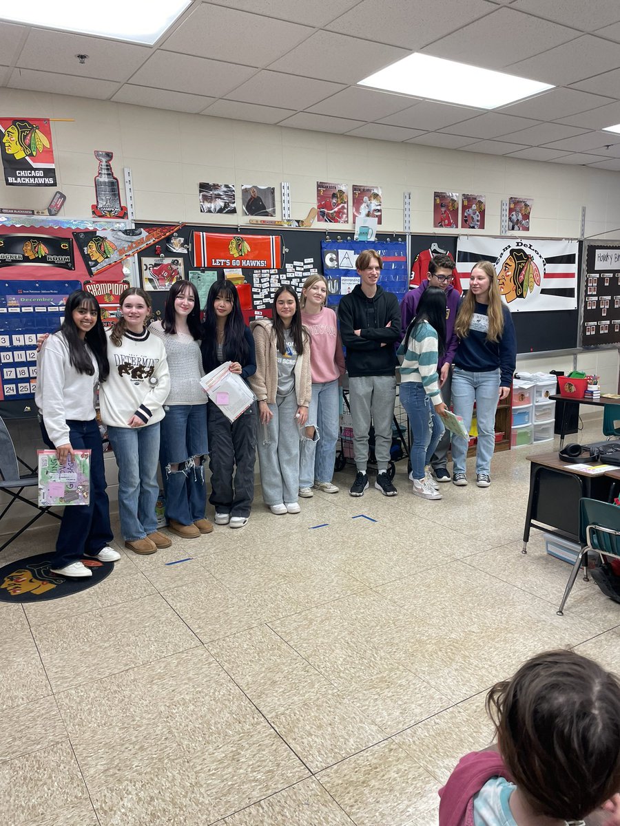 WHS FBLA students shared great information about recycling with our class today! #ccs118life #DelordosDynamos