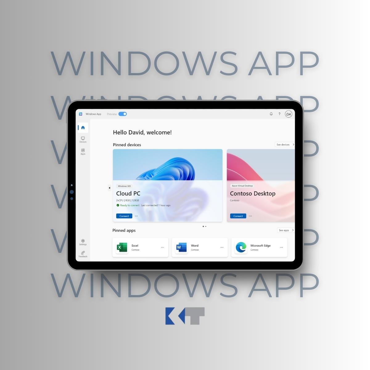 kerkhofftech's tweet image. Transform remote work with the new Windows App! Access Windows tools on your Android or iPhone for ultimate flexibility. No more waiting for your PC – carry your office in your pocket. Explore the game-changer now! 🚀💻 

#WindowsApp #RemoteWorkRevolution #TechInnovation