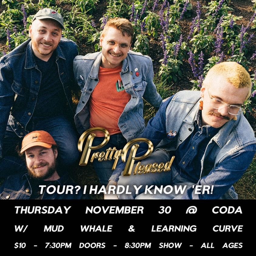 mudwhale's tweet photo. we’re playing this sick gig with @Prttyplsd and @learningcurveoh at CODA tonight!!

probably our last show for a sec + playing a song we haven’t played live 👀

📸: @ bardicroots on ig https://t.co/GgXSPgxD7m