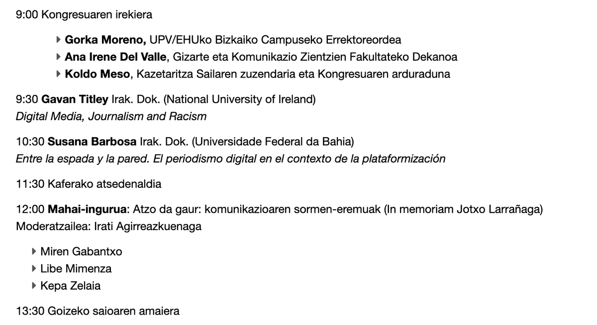 ARTikasi's tweet photo. Gaurko @Ciberpebi -ren Komunikazio Digitalaren eta Ziberkazetaritzaren Nazioarteko XV. Kongresuaren porgrama da hurrengoa. Irrikitan gaude hasteko! #ciberpebi2023 #gureikertaldea https://t.co/ICqPfEPM8H