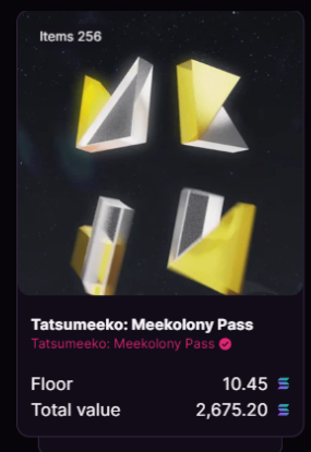 Tatsumeeko: Meekolony Pass tweet media