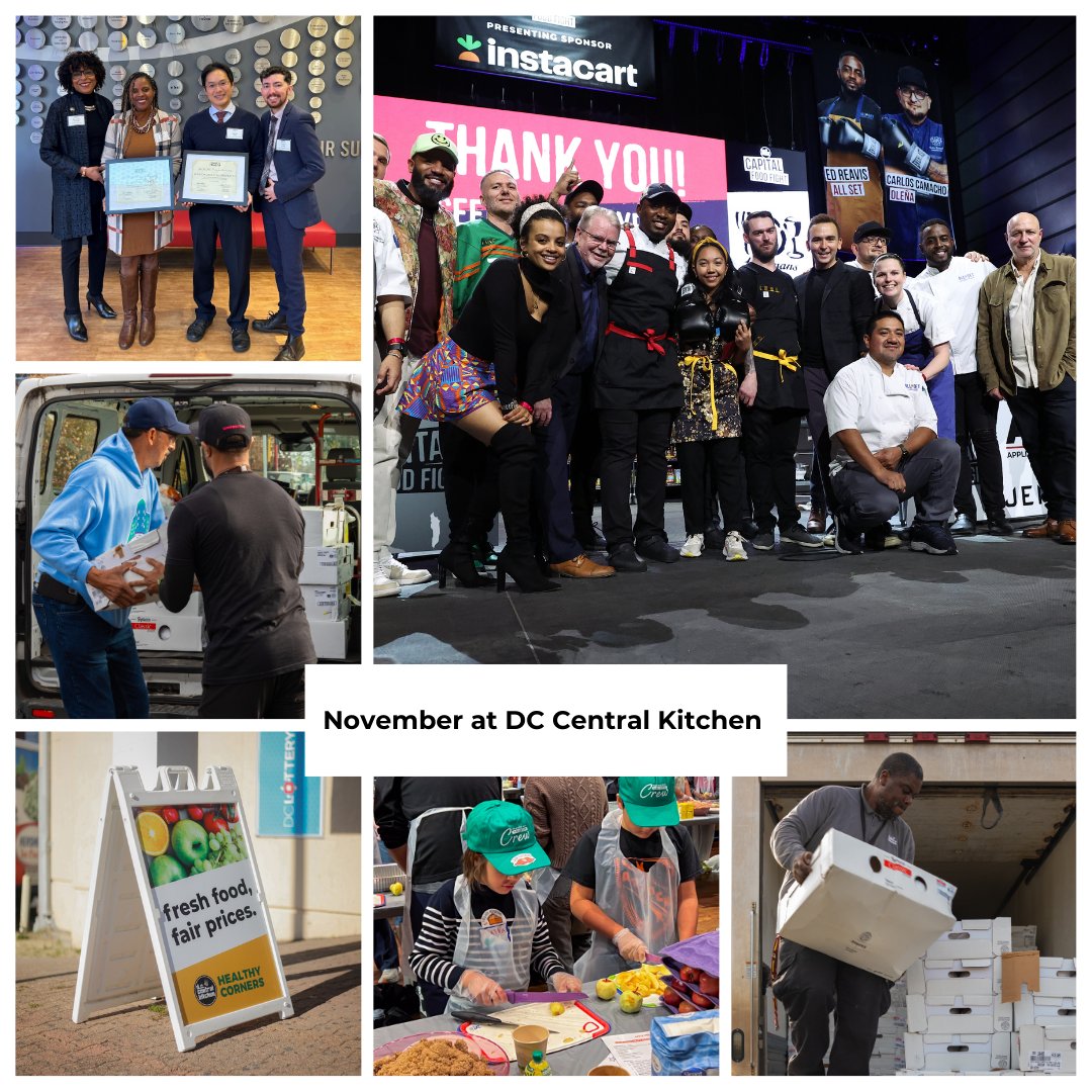 From a raucous Capital Food Fight to one of the biggest Thanksgivings ever, November had it all! Check out all the highlights in this month's newsletter at 
mailchi.mp/dccentralkitch…!
#wefighthungerdifferently