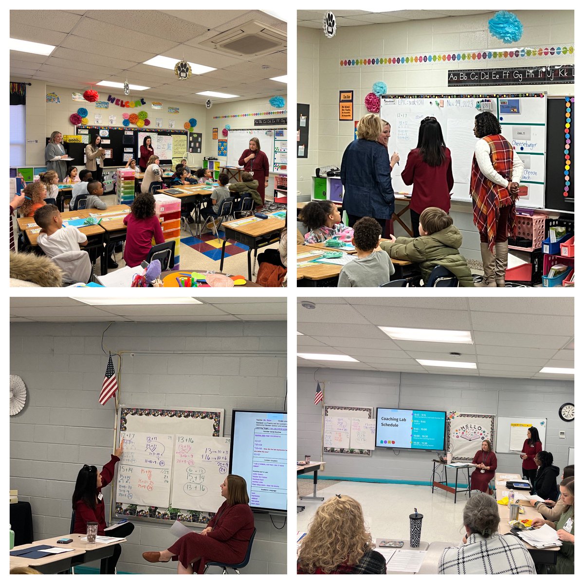 WyRobbwinn's tweet photo. Thank you to @rtc0016 and @sheilaholt19 for allowing @tiffanycarp and Lynn Fanning Elementary the opportunity to host the Math Coaching Lab. A lot was shared and goals were set by an awesome group of math coaches. https://t.co/xSgWOWkvvC