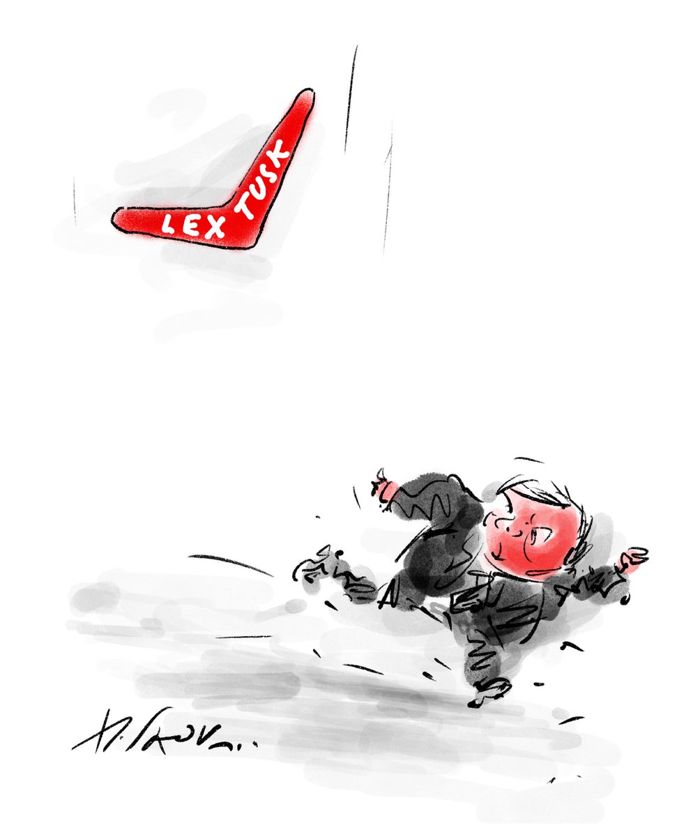 Kto mieczem wojuje… #LexTusk